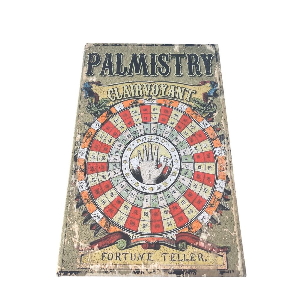 2 Fortune Teller Faux Books Hide a Way Boxes Halloween Fortune Teller Decor
